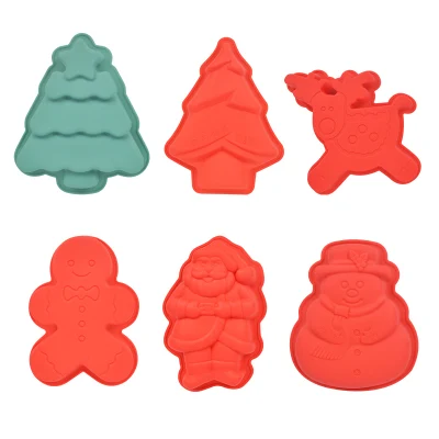 Christmas Gingerbread Man Silicone Cake Mold for Heat
